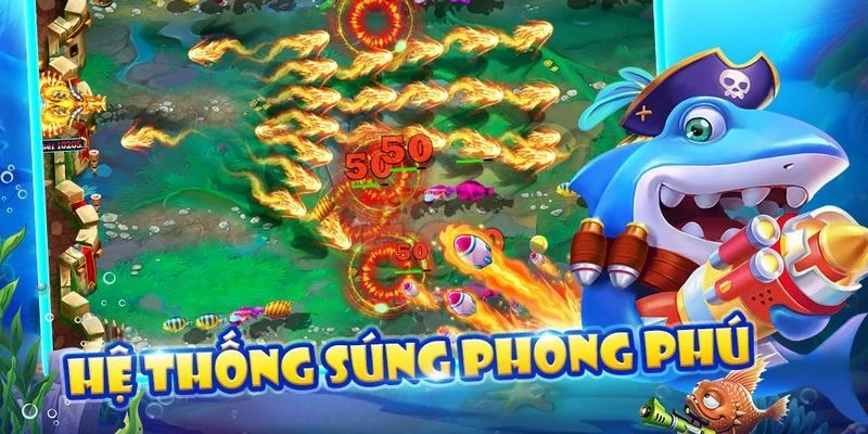 Hệ thống vũ khí đa dạng được nâng cấp hoàn toàn mới